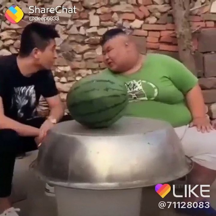 funny watermelon challenge 2