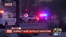 Suspect injured in Mesa officer-involved shooting