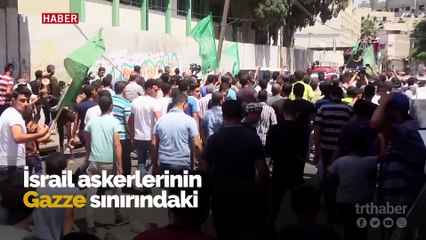 Filistinli şehidin üzerine Türk Bayrağı örtüldü