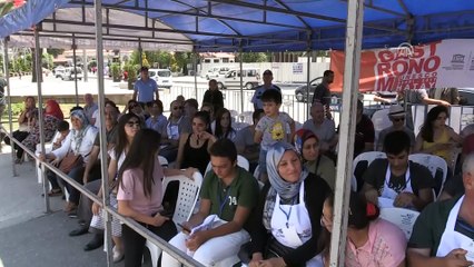 En lezzetli yemeği yapmak için yarıştılar - HATAY