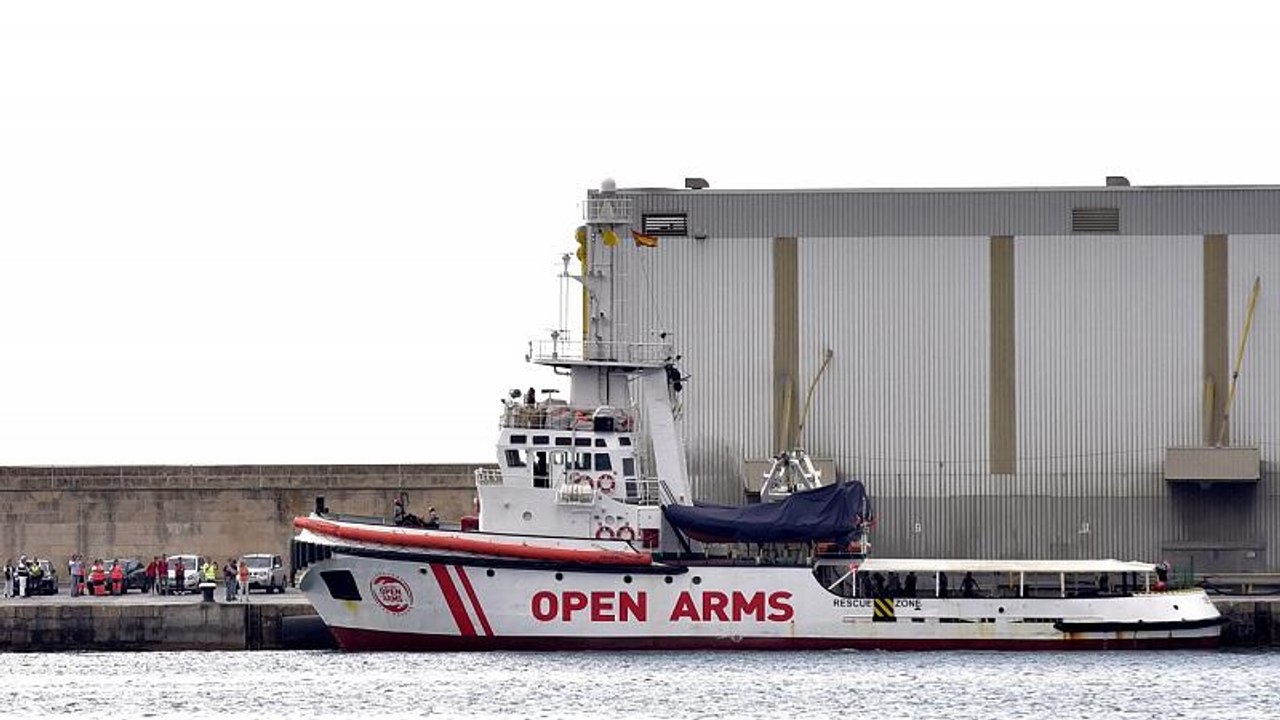 'Open Arms'-Schiff hat Mallorca erreicht