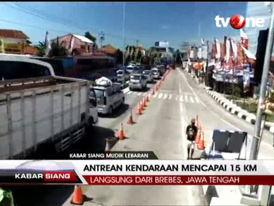 Antrean Panjang Masih Terjadi di Kawasan Brebes