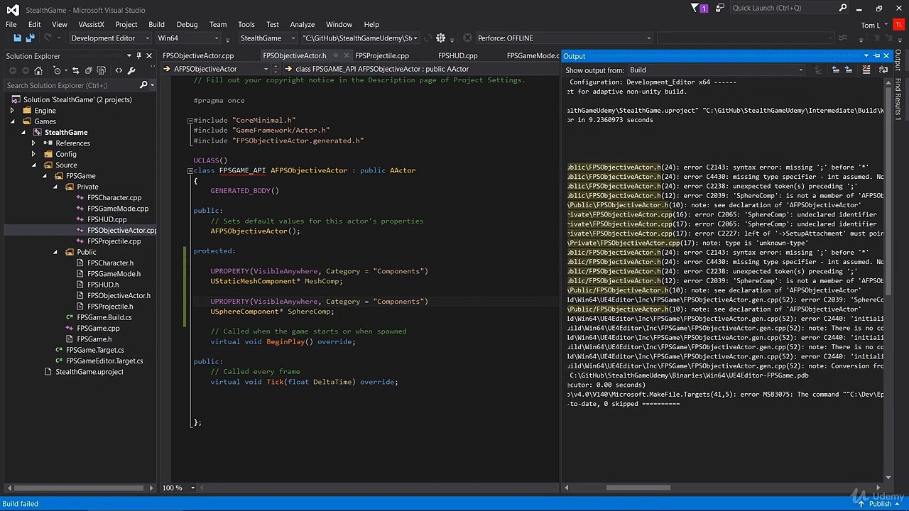 010 Setup ActorComponents