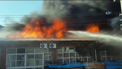 Karabük Bağ Essan Sanayi Sitesi’nde büyük yangın
