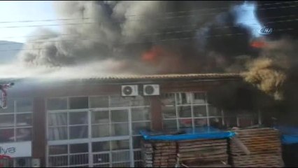 Karabük Bağ Essan Sanayi Sitesi'nde Büyük Yangın