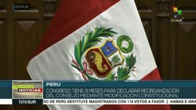 Congreso de Perú aprueba remover a todos los magistrados