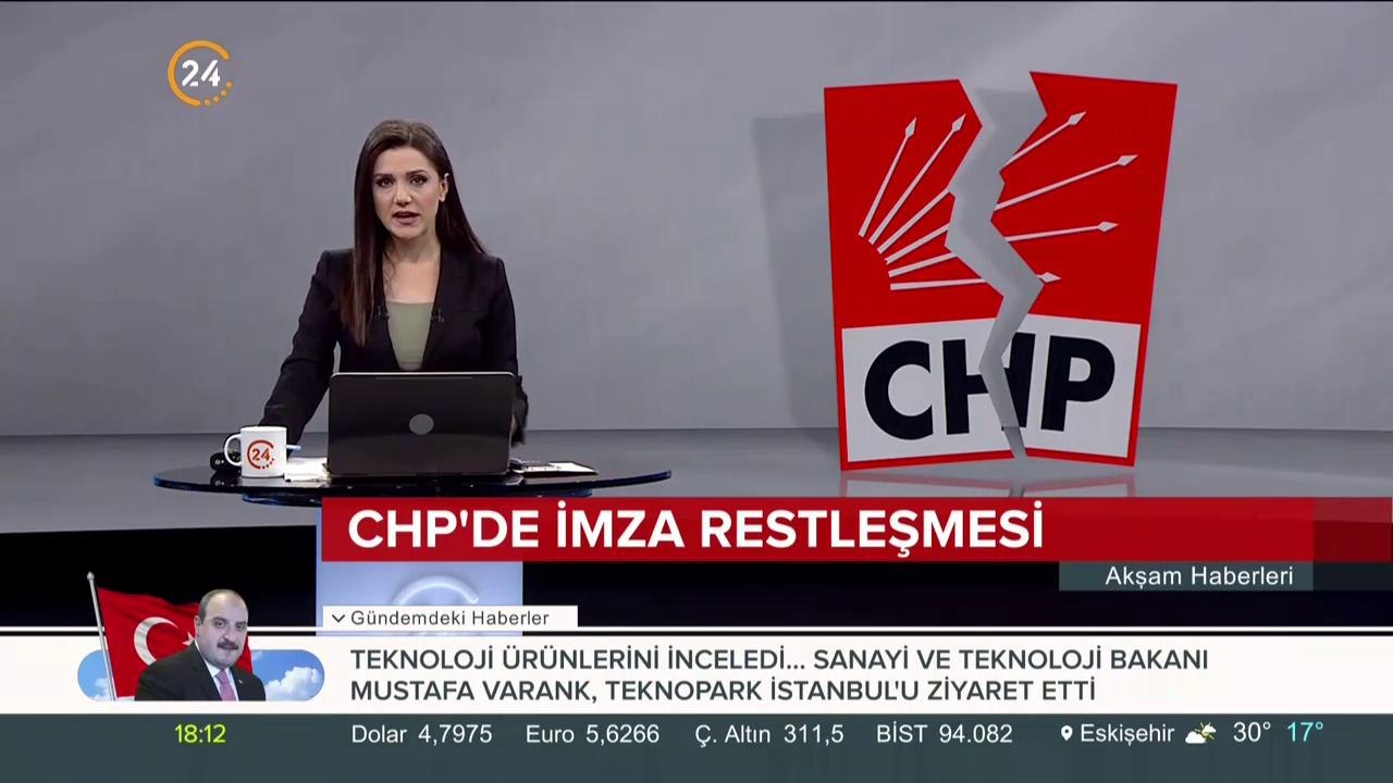 CHP'de imza restleşmesi