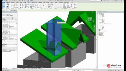 19. Chuyên đề thuyết kế mái trong  Revit ( phần 3 )