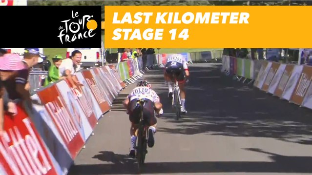Last kilometer / Flamme rouge - Étape 14 / Stage 14 - Tour de France 2018