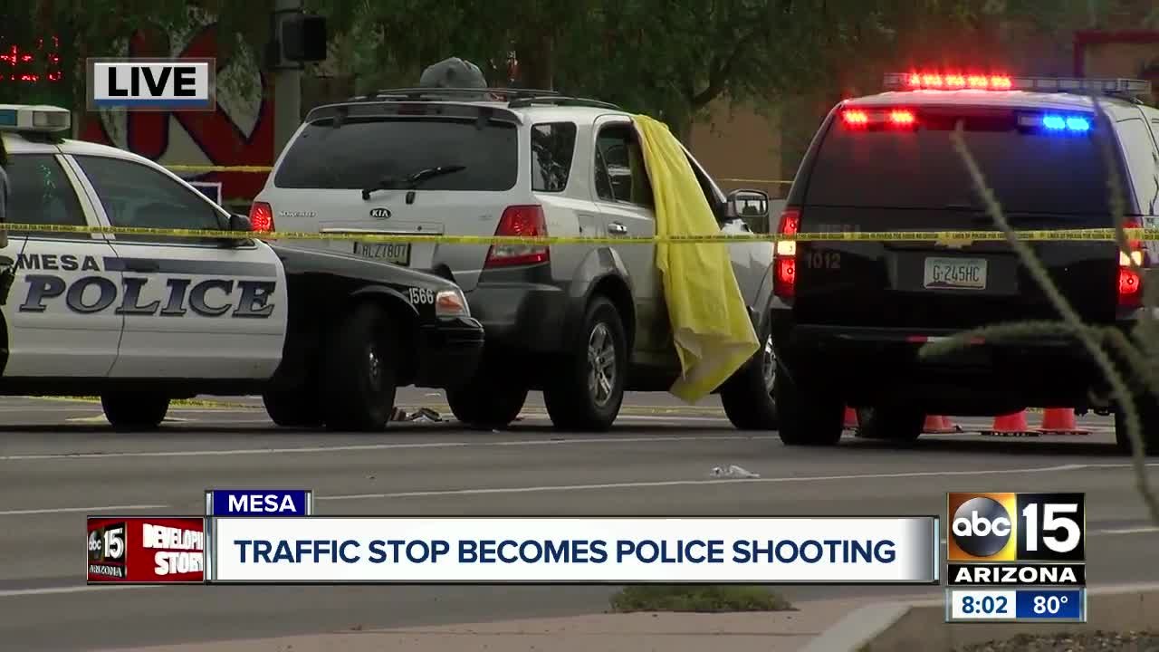 Suspected impaired driver shot by Mesa officer