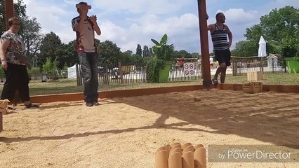 Démonstration de Mölkky à Metz Plage 2018