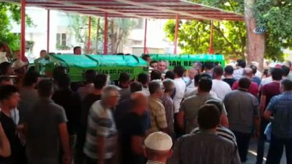 Misafirliğe gittikleri evde öldüren çift son yolculuklarına birlikte uğurlandı