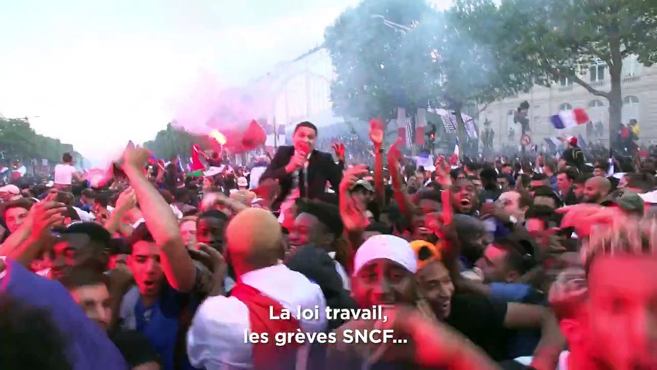 "CHAMPIONS DU MONDE mais sinon la loi travail, l'héritage de Johnny, les vegans ? Vous en pensez quoi ?"  Via Golden News  avec Loris Giuliano
