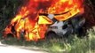 VÍDEO: El Ford Escort de Ken Block sale ardiendo tras un accidente en un rally