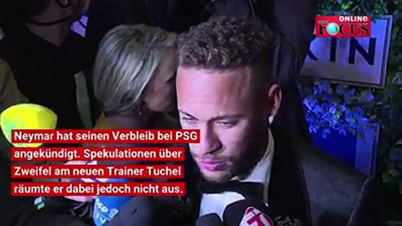 Neymar verkündet PSG-Verbleib - vermeidet aber ein Tuchel-Bekenntnis.