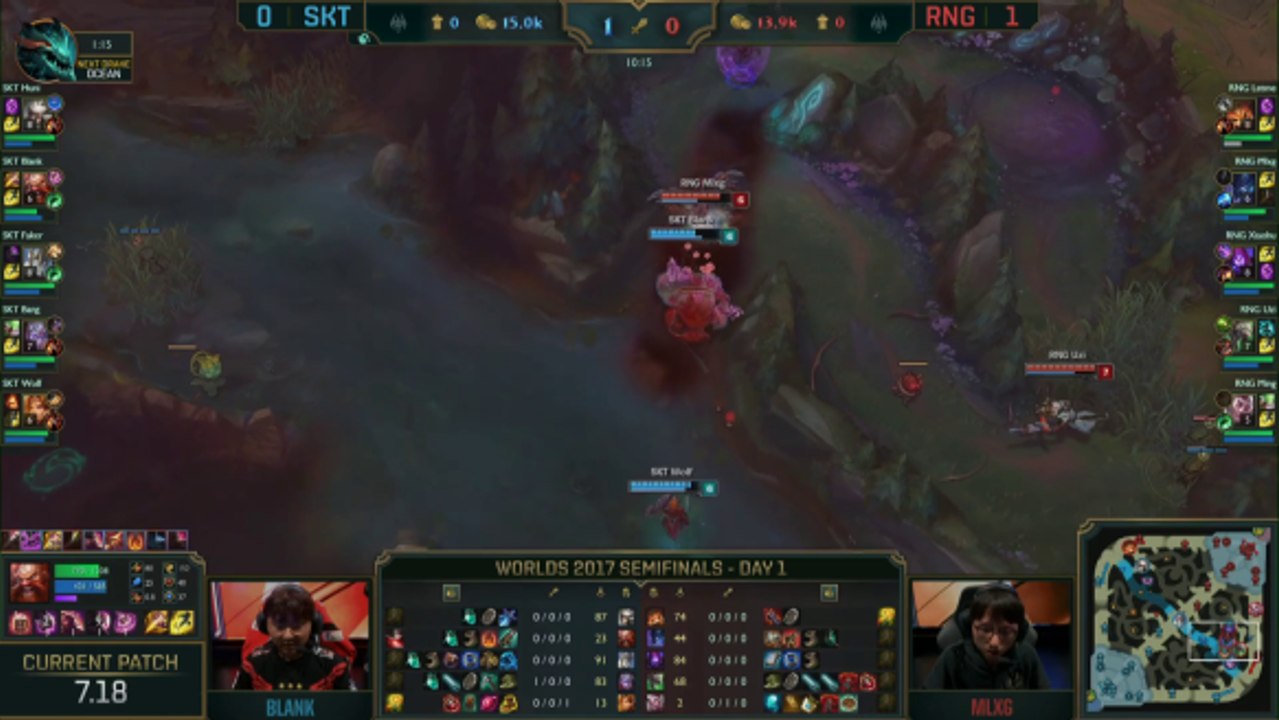 SK Telecom T1 vs. Royal Never Give Up - Highlights Game 2 - World Championship 2017 Knockout Stage