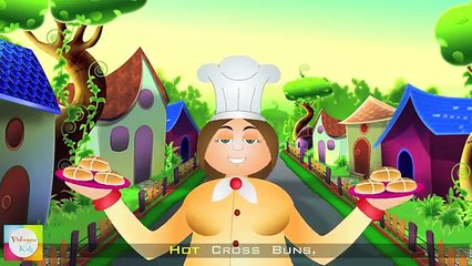 Hot Cross Buns Rhyme With Lyrics - Nursery Rhymes For Children