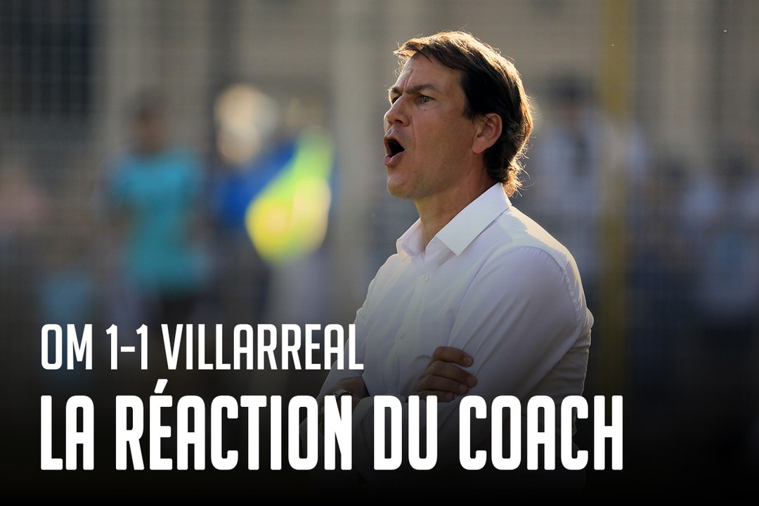 OM - Villarreal (1-1) I La réaction de Rudi Garcia