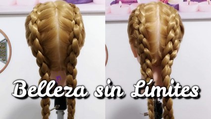 Como Hacer Trenzas de Boxeadora de 4 Cabos Redonda y Plana by Belleza sin Limites