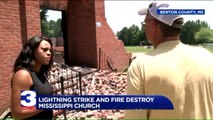 Lightning Strike Destroys Historic Church in Mississippi