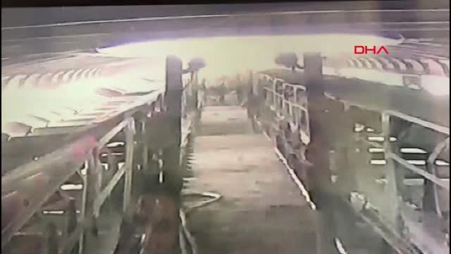 Muğla Yatağan Termik Santrali'ndeki Çökme Anı Kamerada -