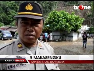 Material Longsor Sangihe Masih Tutupi Rumah dan Jalan