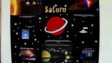 Solar System - Saturn - School Project