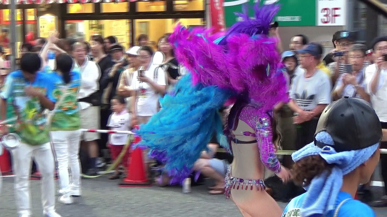 【2018/7/21】草加駅前よさこいサンバフェスティバル2018　自由の森学園　B会場②