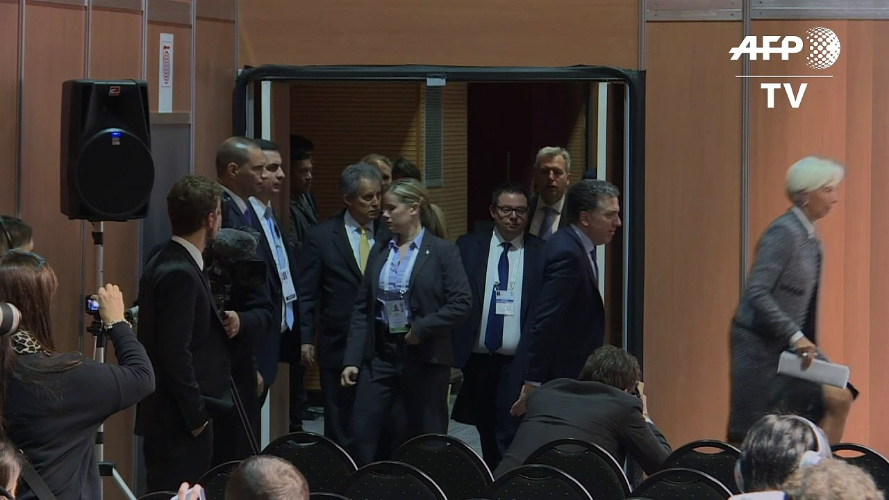 FMI alerta de crecimiento, EEUU pide comercio equilibrado en G20