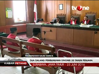 Dua Pembunuh Salim Kancil Divonis 20 Tahun Penjara