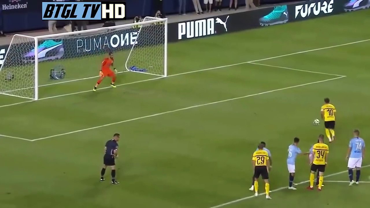 Manchester City 0-1 B. Dortmund Maç Özeti - 21-07-2018