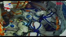 Nave Soyuz con tres astronautas parte a Estación Espacial Internacional