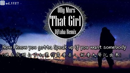 That Girl - EDM Remix | REMIX | By DjYaha x Masew