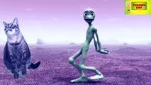 Funny Alien Dance Learn Colors with Animals - Dog,Cat,Rabbit,Chicken - Song for Kids