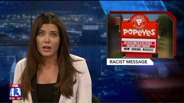 Racial Slur on Popeyes Sign Sparks Police Investigation