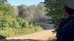 Rally Car Driver Escapes Car Engulfed in Flames