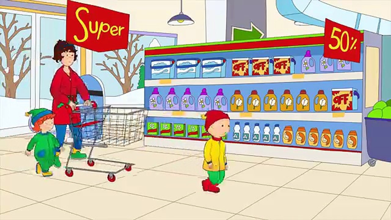 Funny Animated cartoon for Kids | Cartoon | Caillou - Caillou dresses Teddy | Cartoons for