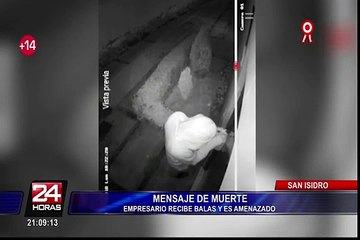 San Isidro: extorsionador deja explosivo en puerta de vivienda