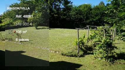 A vendre - Maison/villa - LA ROCHEFOUCAULD (16110) - 6 pièces - 106m²