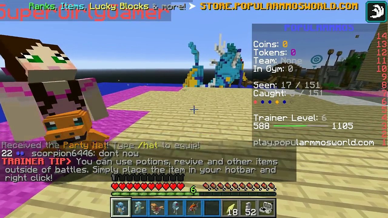 PopularMMOs Minecraft  GAMINGWITHJEN'S GYM CHALLENGE! - POPULARMMOS WORLD [2]
