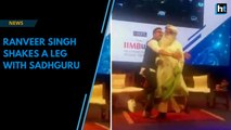 Ranveer Singh shakes a leg with Sadhguru at IIM Bangalore