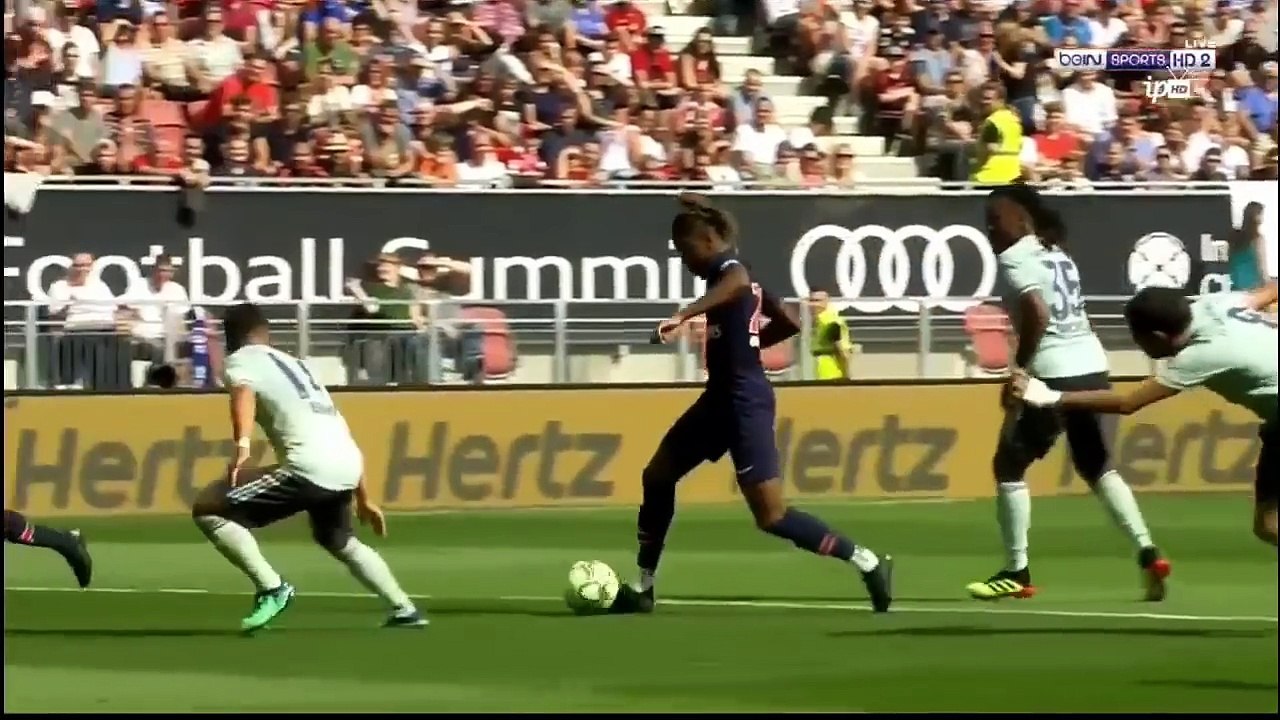 ملخص بايرن ميونخ وباريس سان جيرمان 3-1 تالق بوفون فى اول لقاء - الكاس الدولية 2018