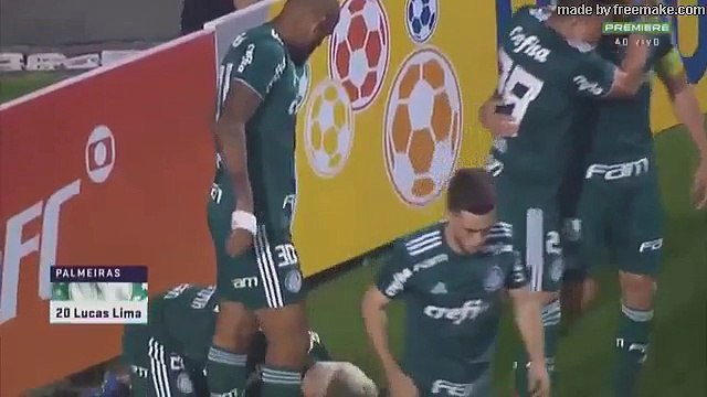 Santos 1 x 1 Palmeiras (HD) Melhores Momentos e Gols - Brasileirão (1 TEMPO) - 19 07 2018