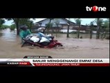 Banjir Setinggi 1 Meter Genangi 4 Desa dan Jalanan