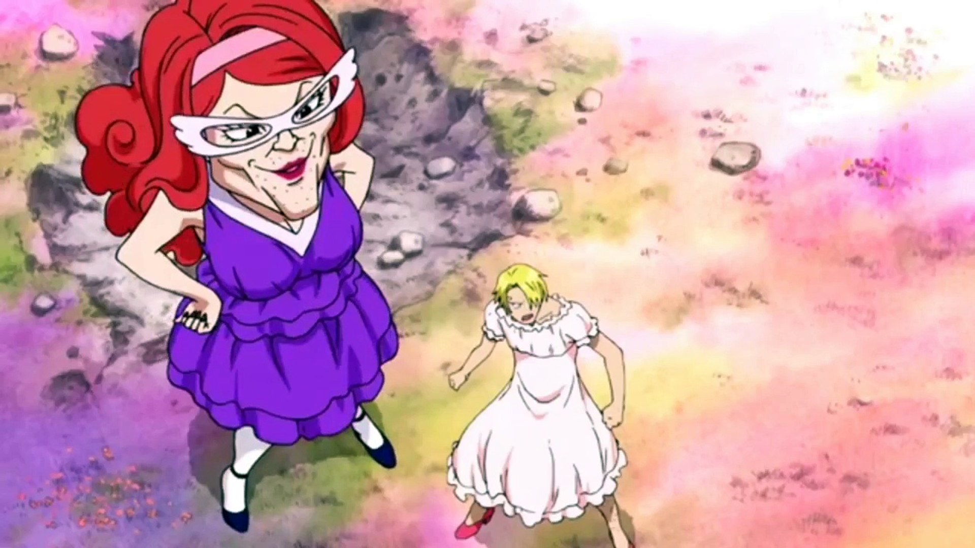 One Piece Sanji Awakens His Inner Okama English Dub Dailymotion Video