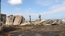 Incendie dans un hangar agricole