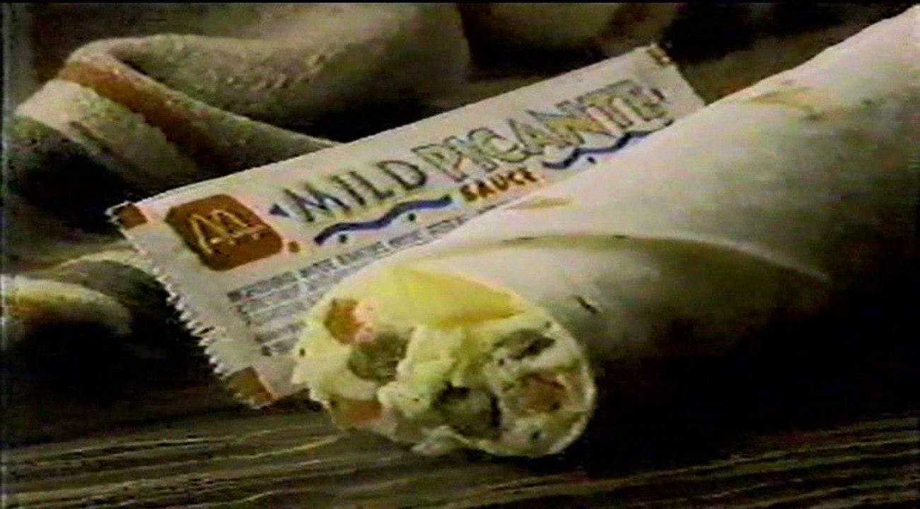 1991 McDonalds TV Ad "Breakfast Burrito Introduction"
