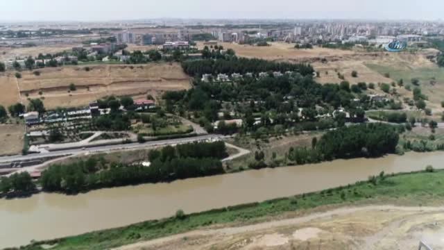 Şehrin Kenarında Saklı Kuş Cenneti...hevsel Bahçeleri Havadan Görüntülendi