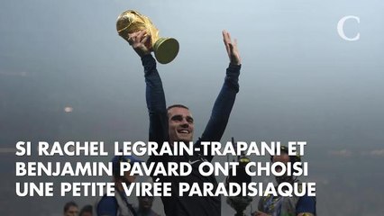 PHOTOS. Les vacances des Bleus : Antoine Griezmann fait la fête et se lâche, la moustache d'Adil Rami