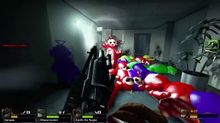 Left 4 Dead 2 Raptors VS Teletubbies! (Mods) Part 2 of 2